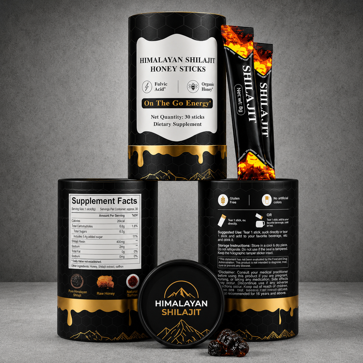 Himalayan Shilajit Honey Sticks